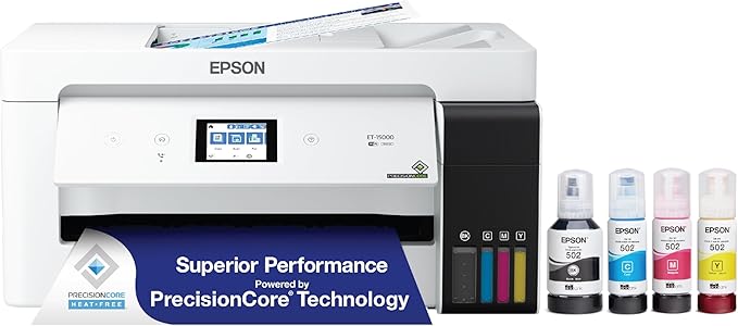 Epson EcoTank ET-15000 Wireless Color All-in-One Supertank Printer by Epson