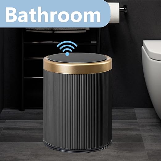 2Pack Automatic Bathroom Trash Can, Touchless Motion Sensor Garbage Can - Image 4