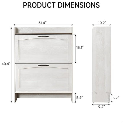 Narrow Shoes Storage Cabinet, Entryway Storage - Image 2