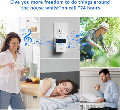 3 Pack Wireless Caregiver Pager Panic SOS Call Button - Image 3