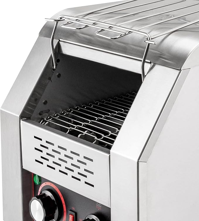 Commercial Conveyor Toaster-150 Slices/H, 1300W Stainless Steel Toasters - Image 6