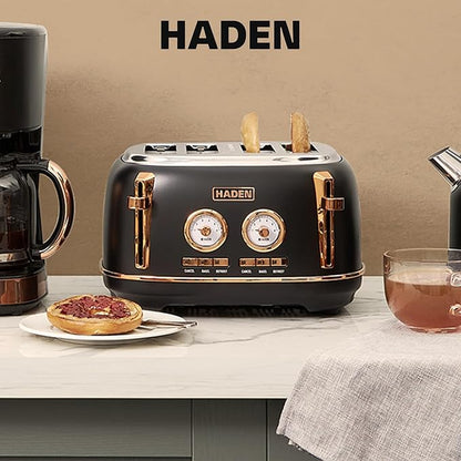 Haden Dorset 4 Slice Wide Slot Stainless Steel Toaster - Image 7