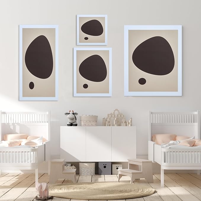 TKYGU 12x15 Picture Frame white set of 3, Wooden Frame 15x12 Wall Gallery - Image 4