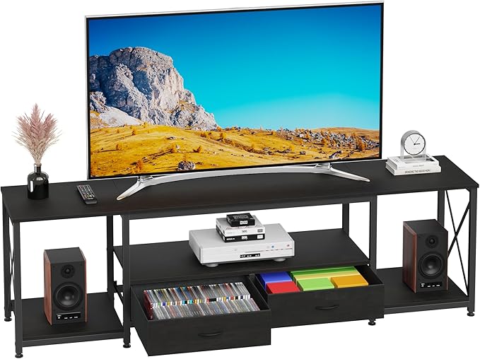 GYIIYUO TV Stand with Fabric Drawers - Image 8