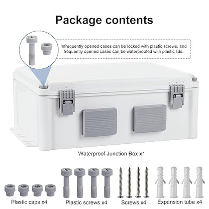 Namunanee Outdoor Electrical Junction Box, ABS Water Resistant Enclosure - Image 6