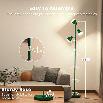 SIBRILLE 36W LED Tree Floor Lamp, Dimmable Tall Standing Lamp - Image 7