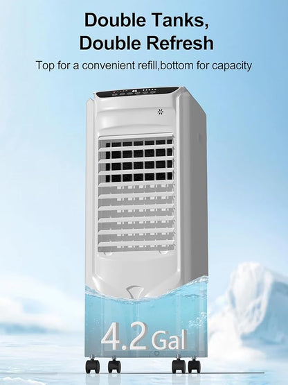 Landeagle 32" Swamp Cooler Air Conditioner, 1800CFM Evaporative Coolers - Image 5