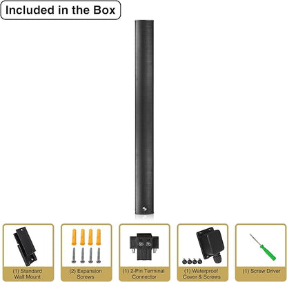 Sound Town Weatherproof Compact Aluminum Line Array Column Speaker - Image 7