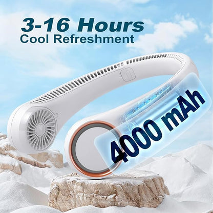 CIVPOWER Neck Fan: Portable Personal Neck Cooling Rechargeable Bladeless Fan - Image 4