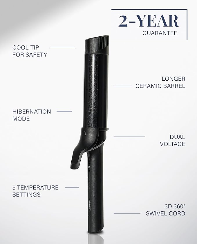 GLAMPALM Curling Iron 1 1/4" - Image 5
