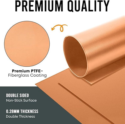Non Stick Oven Liners for Bottom of Oven, 3 Pack Large Heavy Duty Mats - Image 9