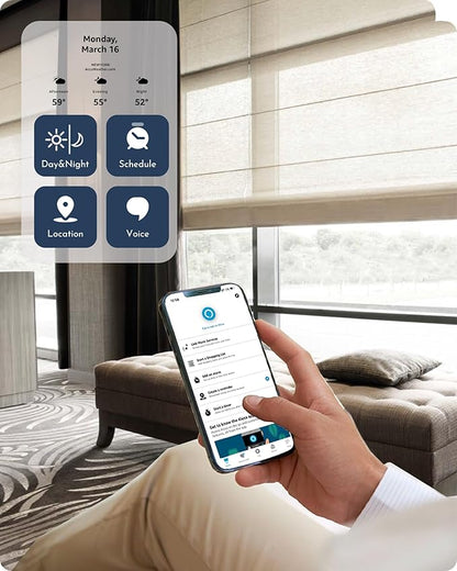 Graywind Smart Roman Shades 20% Blackout Compatible - Image 3