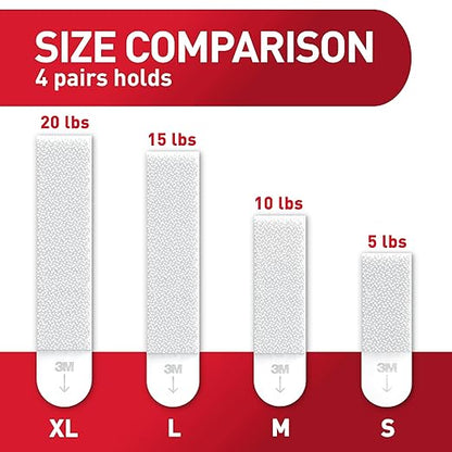 Command Large Picture Hanging Strips, Holds up to 16 lbs, 20 Pairs - Image 5
