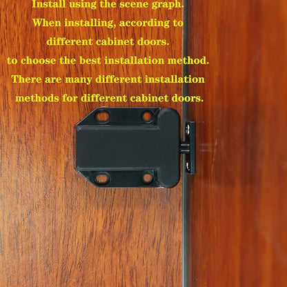 Cabinet latches, Push Latch, Rebound self-Locking Device, - Image 3