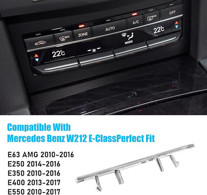 Jaronx Compatible with Mercedes Benz AC Button Trim E Class W212, Air - Image 6