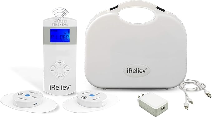 iReliev Wireless TENS + EMS Therapeutic Wearable System Wireless TENS Unit + - Image 6