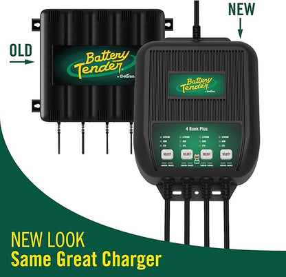 Battery Tender Plus 4 Bank Multibank Charger - 5 AMP - Smart 12V Multi Battery - Image 3