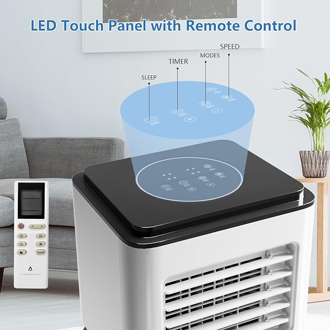 Portable Air Conditioners, 8000 BTU Cooling Capacity - Image 3