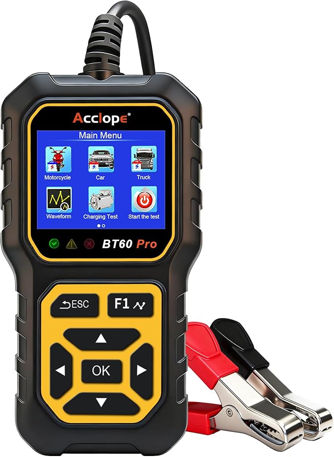 Acclope BT60 Pro Car Battery Tester, Digital Analyzer - Image 2