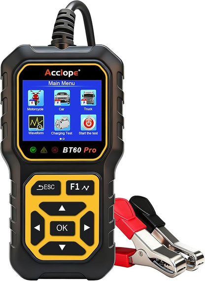 Acclope BT60 Pro Car Battery Tester, Digital Analyzer - Image 2