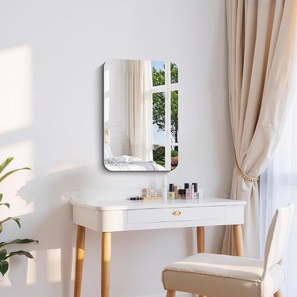 CILIBER Frameless Wall Mirror, HD Shatterproof Vanity Mirror - Image 5