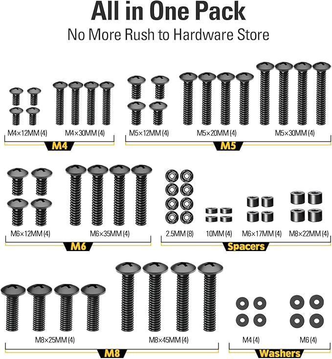 Mounting Dream TV Mounting Hardware TV Mount Screws Kit Comes - Image 5