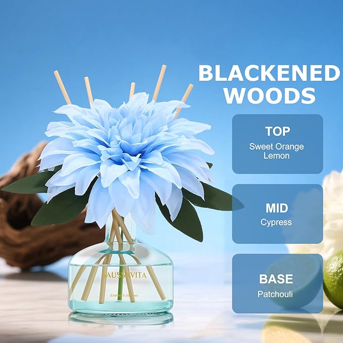 Reed Diffusers Set The Forest of Citrus Scent, Bathroom Floral Scent Diffuser - Image 3