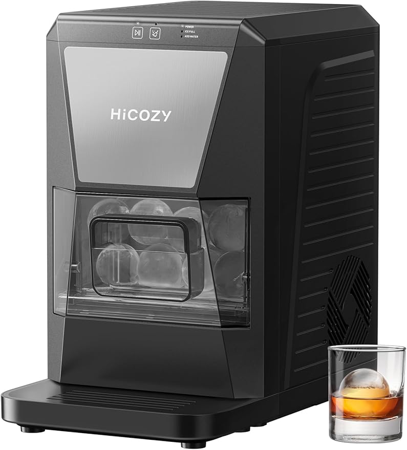 HiCOZY B1 Clear Ice Ball Maker Countertop, Sphere Ice Maker by HiCOZY