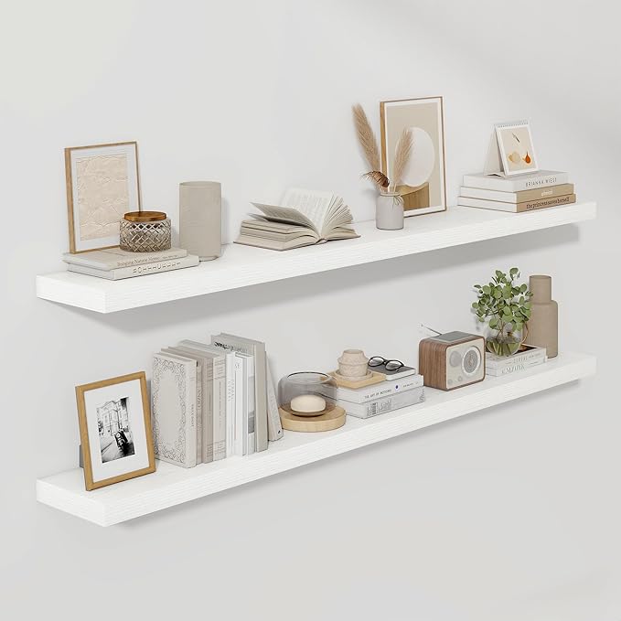 Fun Memories 66 Inch Fireplace Mantel Shelf by FunMemories