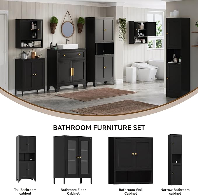 Metal Pantry Storage Cabinet, Microwave Stand - Image 8