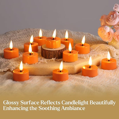 Eywamage Orange LED Tealights - Image 6