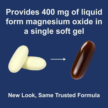 Carlson - Magnesium Gels, 400 mg of Magnesium per Softgel, Heart & Muscle - Image 3