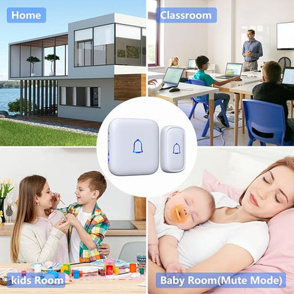 Wireless Doorbell IP66 Waterproof 1000 Feet - Image 6