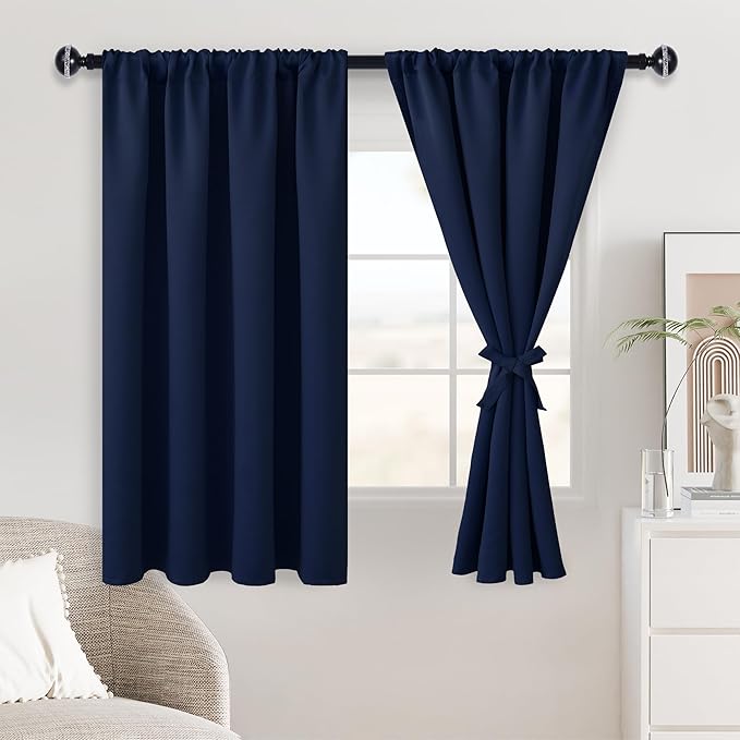 JIUZHEN Blackout Curtains for Bedroom by JIUZHEN