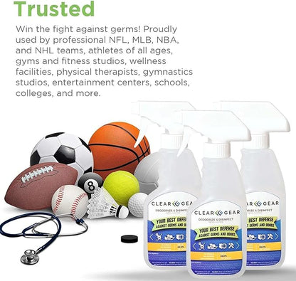 Clear Gear Disinfectant Cleaner, and Deodorizer - Image 6