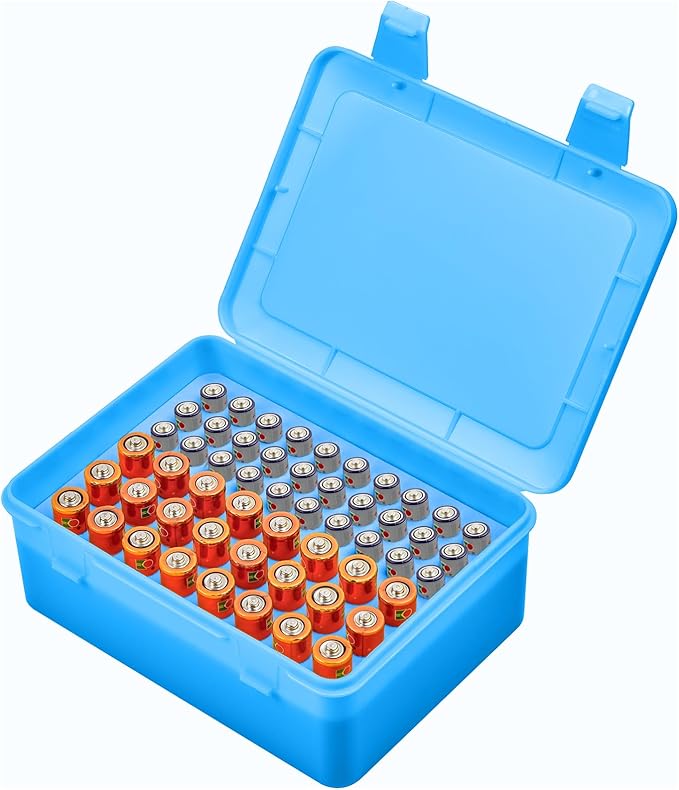 ALCYON Battery Organizer Storage Box, Garage Case Holder by ALCYON
