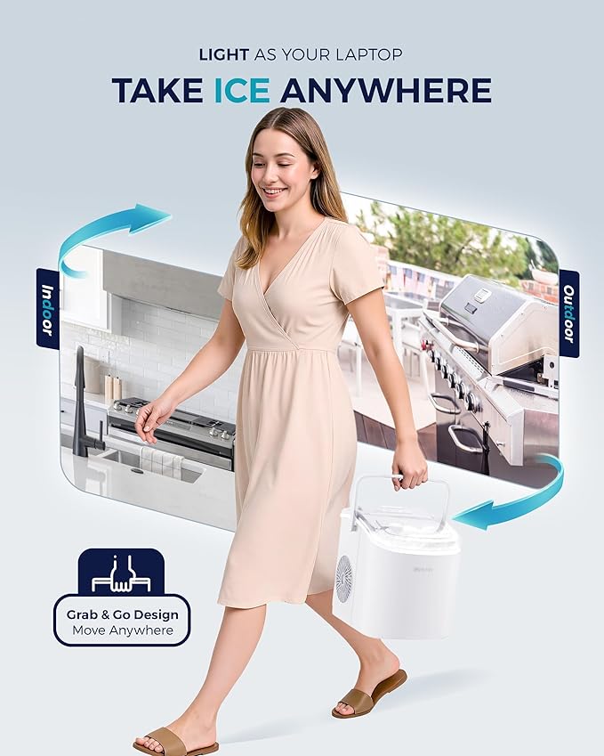 EUHOMY Countertop Ice Maker Machine - Image 4