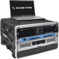 Sound Town Lightweight 6U PA DJ Rack/Road Case by SOUNDTOWN