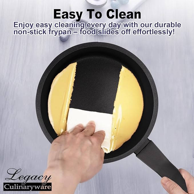 Nonstick Sauce Pan with Lid, 1.5Qt & 2Qt Set, PFOA Free, Kitchen Pots Induction - Image 4