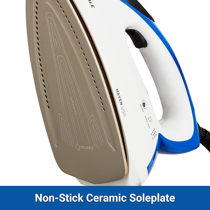 1500W Ironing Station with Ceramic Soleplate, Iron Lock - Image 3