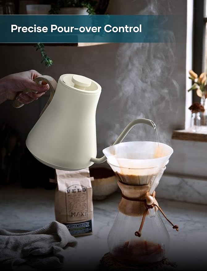 Electric Kettles, INTASTING Gooseneck Electric Kettle, ±1℉ Temperature Control - Image 2