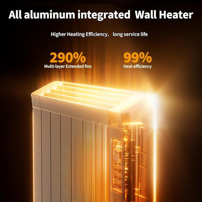 800W Plug-in Convection Electric Panel Wall Heaters - Image 7
