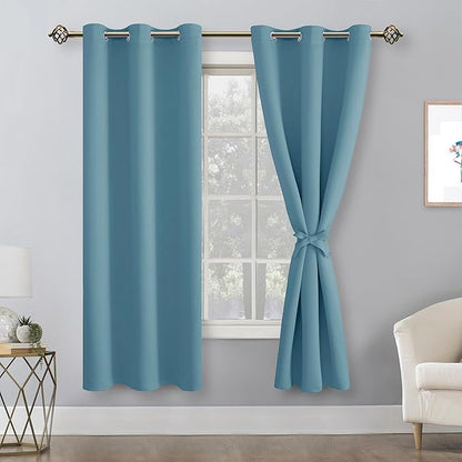 Hiasan Blackout Curtains for Bedroom, 42 x 63 Inches Length - Image 2