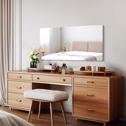 CILIBER Frameless Mirror, 20x40 Inch Bathroom Mirrors - Image 2