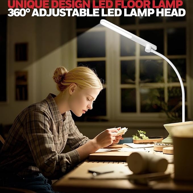 Honeywell LED Floor Lamp, F4 Sunturalux™ Gooseneck Reading Floor Lamp, Super - Image 6