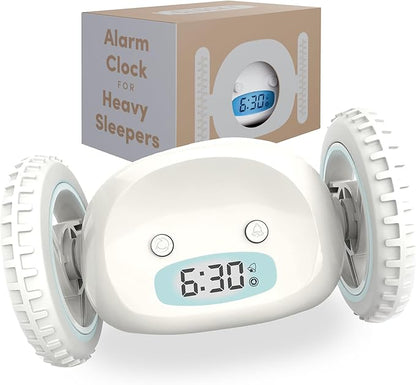 CLOCKY Alarm Clock on Wheels – Loud Rolling Alarm Clock by Clocky