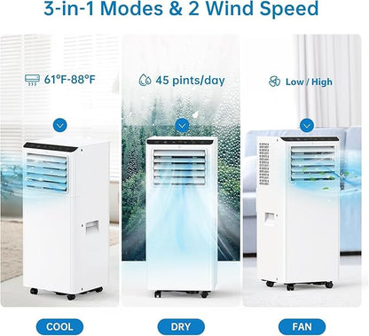 8, 000 BTU Portable Air Conditioner, AC Unit - Image 4
