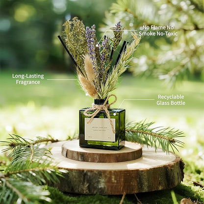 Reed Diffuser, 6.09 oz French Juniper Lavender Scent Diffuser - Image 3