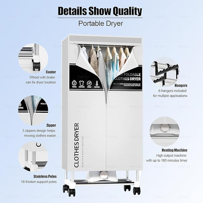 Clothes Dryer, Portable Drying Machine - Image 4