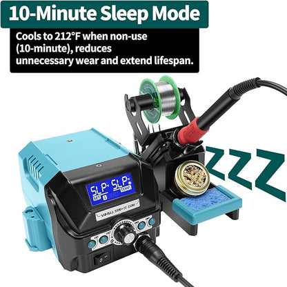 YIHUA 939D+ III EVO Digital Soldering Iron Station Kit 110W High Power - Image 4